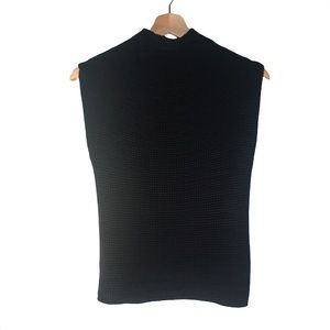 Japanese Origami Mock Neck Tank Top - Reversible